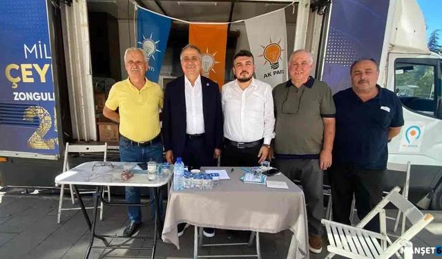 Saffet Bozkurt’tan AK Parti üye standına ziyaret…