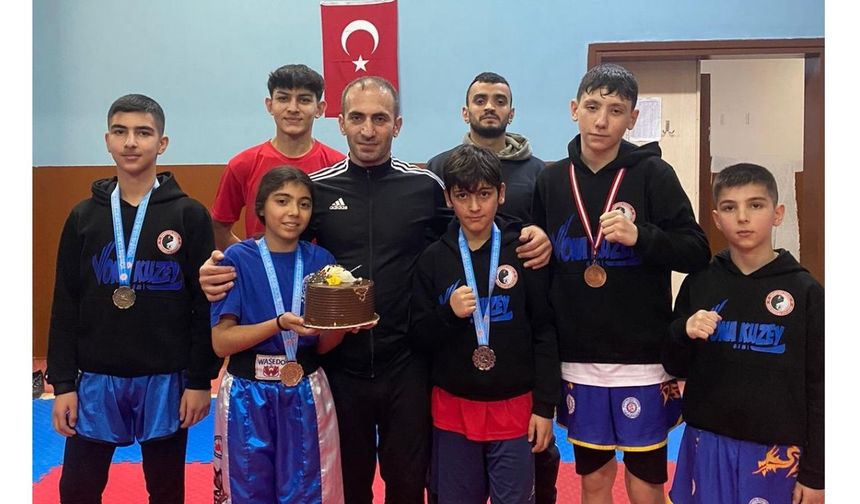 Türkiye Wushu Kung-fu şampiyonasında büyük başarı...
