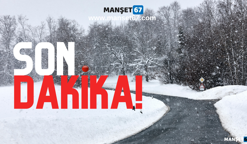 Hafta sonu öncesi kar uyarısı: Zonguldak beyaza hazırlanıyor