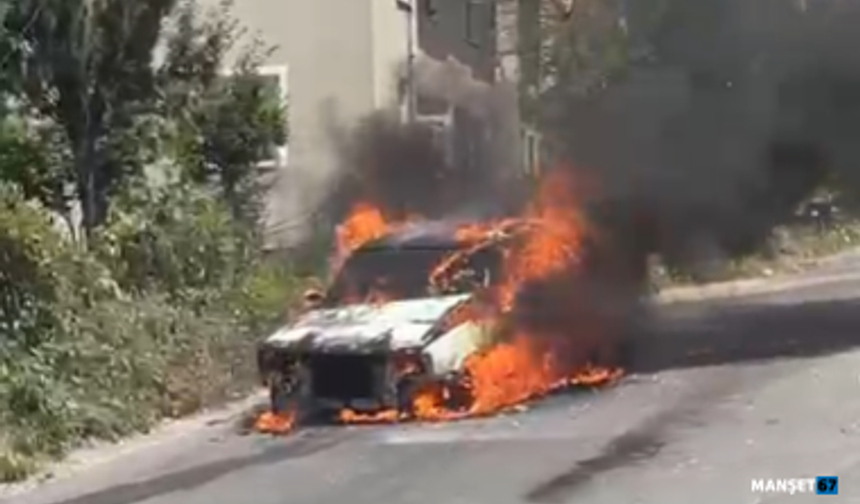 Alevler içinde kaldı... Ekipler sevk edildi...