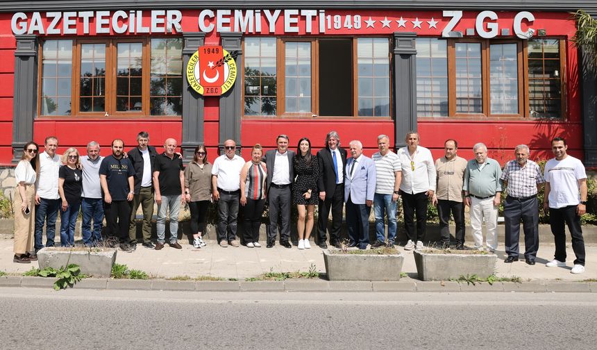 Gazeteciler ZGC’de bayramlaştı…