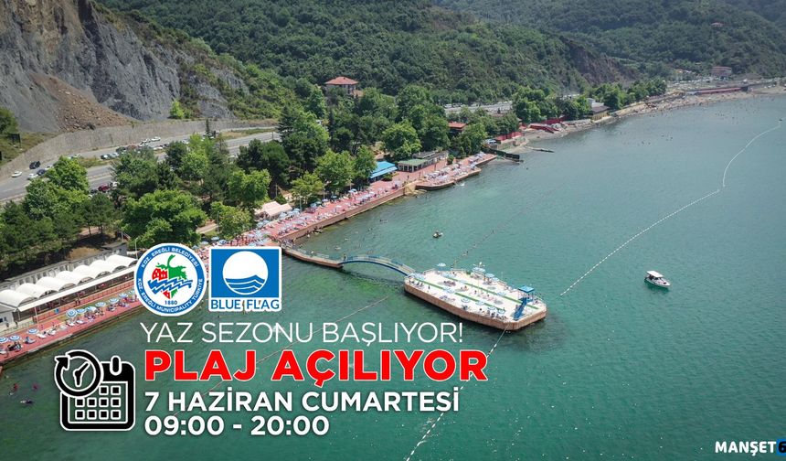 Belediye plajları yaza merhaba diyor...