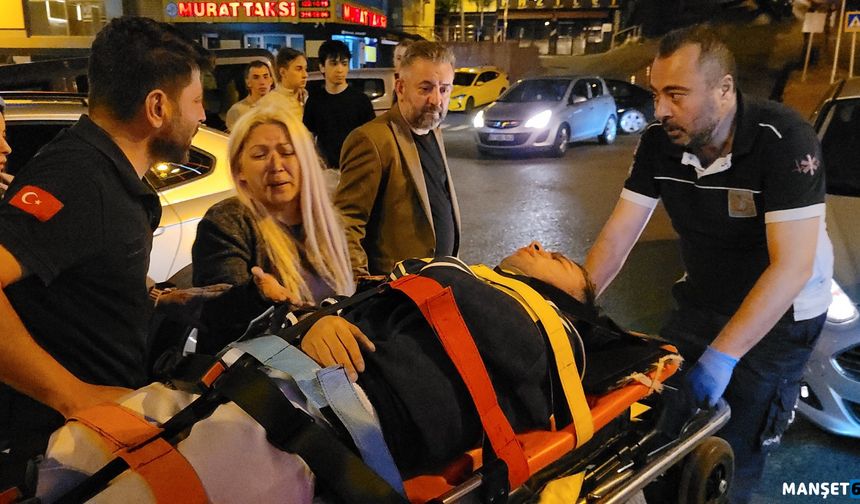 Oğlunu sedyede görünce gözyaşlarını tutamadı...