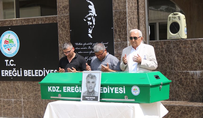 Yaşar Bayram için cenaze töreni düzenlendi...