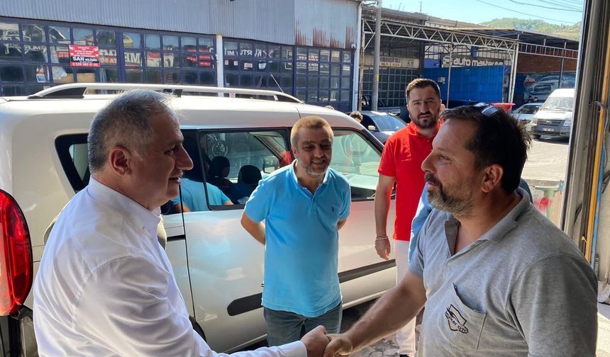 Bozkurt: “Sanayi Esnafımız Bu Şehrin Alın Teri ve Emeğidir”