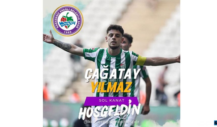 Sol kanat oyuncusu Çağatay Yılmaz Ereğli Belediyespor'da...