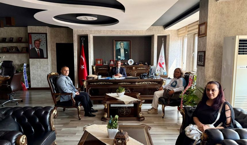 BTP yönetiminden kaymakam Yılmaz'a ziyaret...