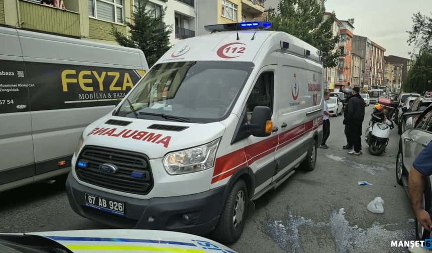 Yaşlı adama motosiklet çarptı… Hastaneye kaldırıldı...