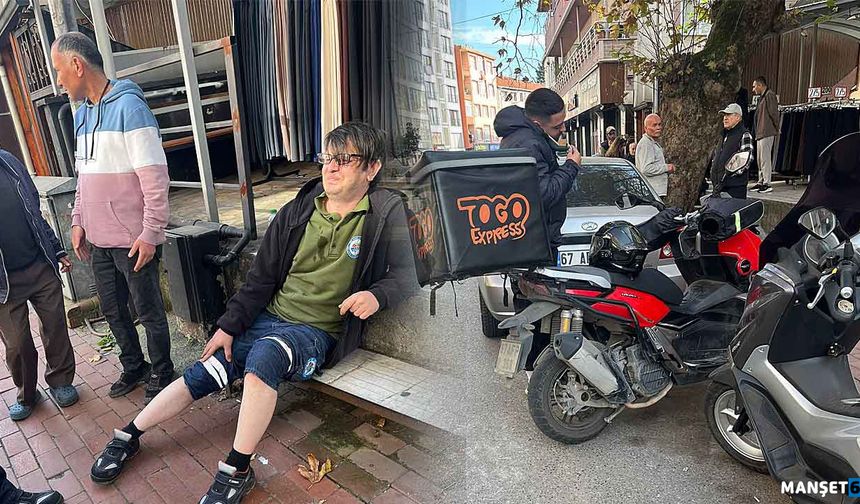 Motosiklet yayaya çarptı… Yaya yaralandı…