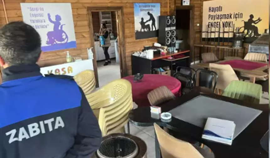 Engellilere tahsis edilen bina, mühürlendi...