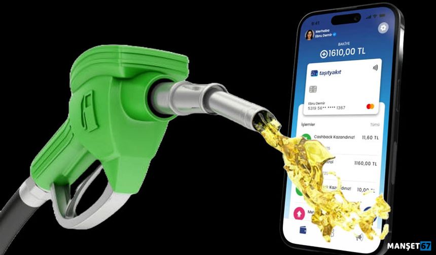 Taşıtyakıt benzin istasyonu mobil ödeme