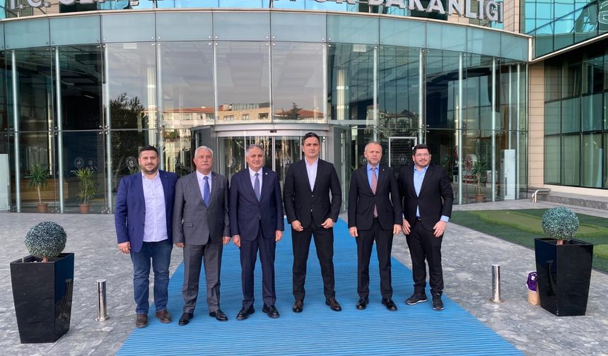 Kdz. Ereğli'nin spor vizyonu Ankara'da masaya yatırıldı...