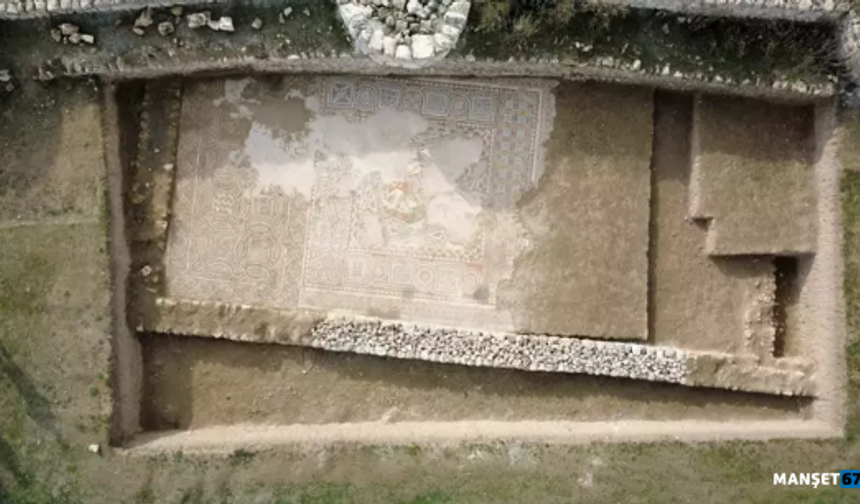 4’üncü yüzyıla ait saray kalıntısı ortaya çıkarıldı...