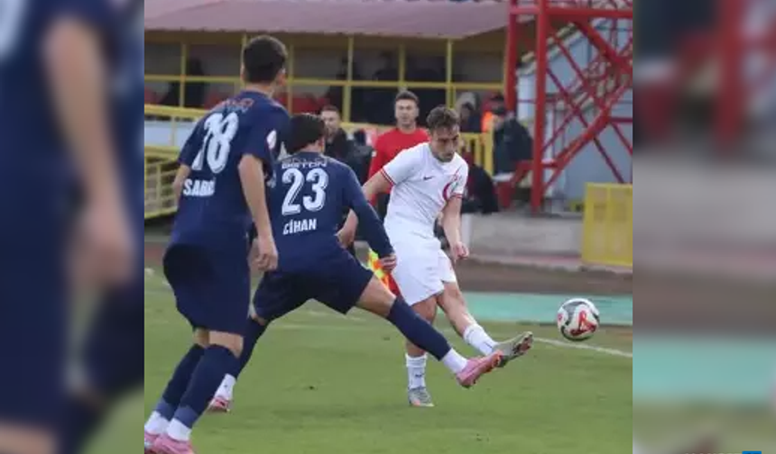 Boluspor - Fethiyespor maçı berabere bitti...