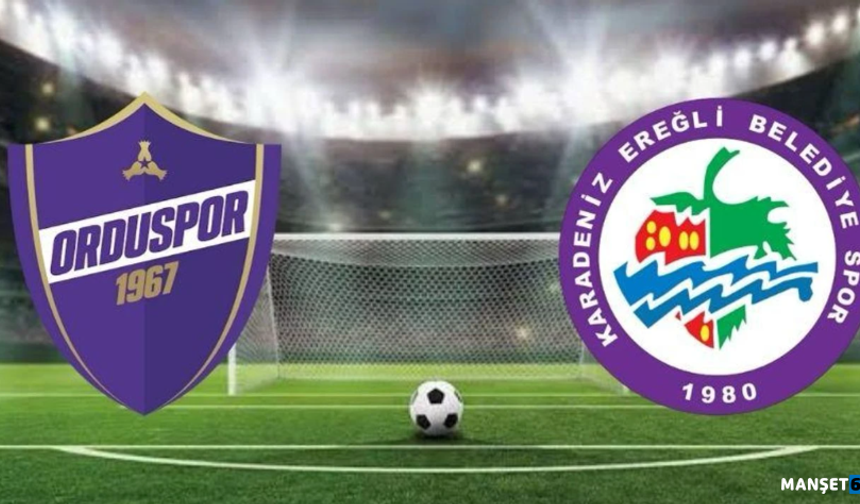 Belediyespor, Orduspor karşılaşmasında ilk gol sesi geldi...