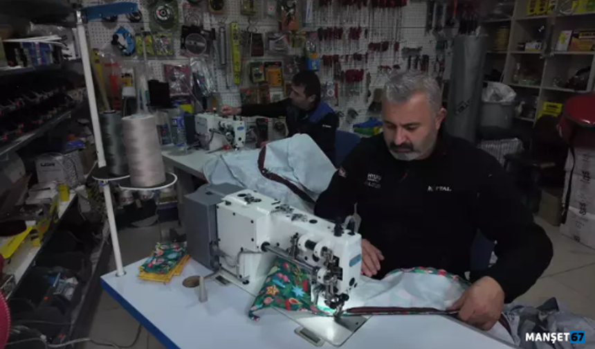 Yağış sonrası şişme kar kızağına yoğun talep...