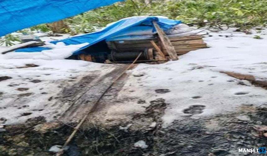 Zonguldak'ta kaçak ocaklar imha edildi...