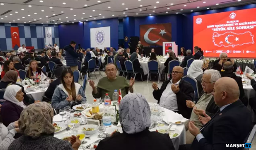 İlk iftar şehit aileleri ve gazilerle...