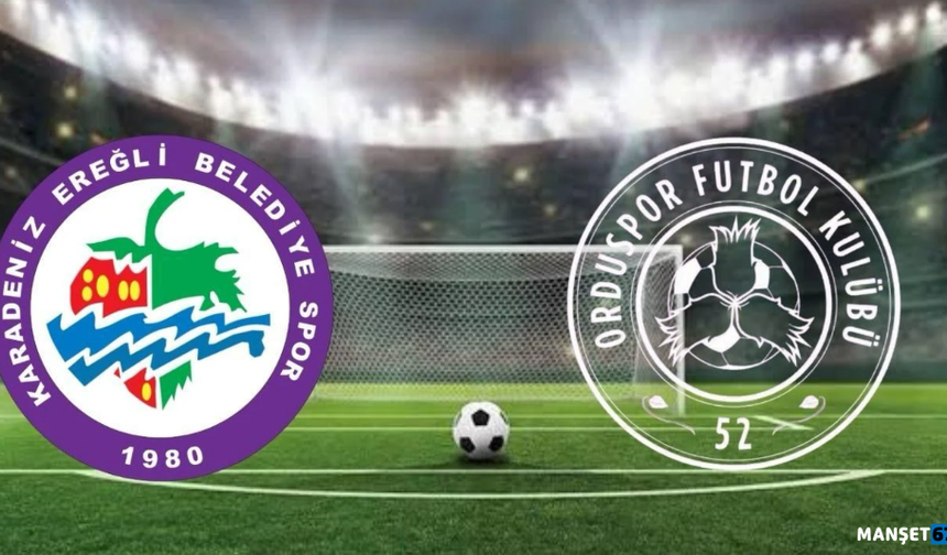 Ereğli Belediyespor, 52 Orduspor maçında ilk gol sesi geldi