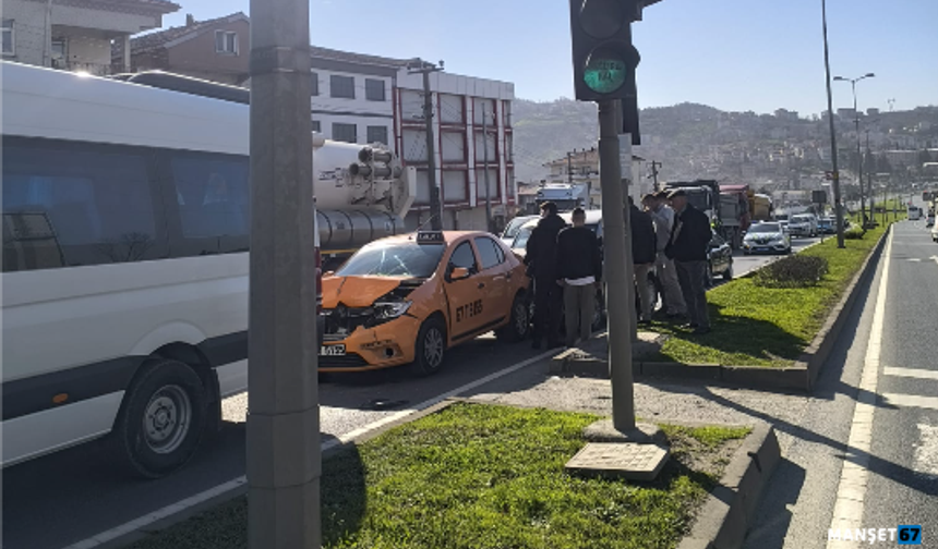 5 araçlı zincirleme kaza... Yaralılar var...