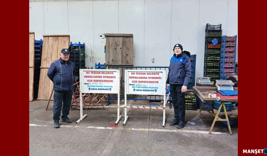 Müşteriye kaba davranan esnafa yaptırım…