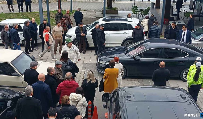 Yangun davası çıkışında ortalık karıştı…