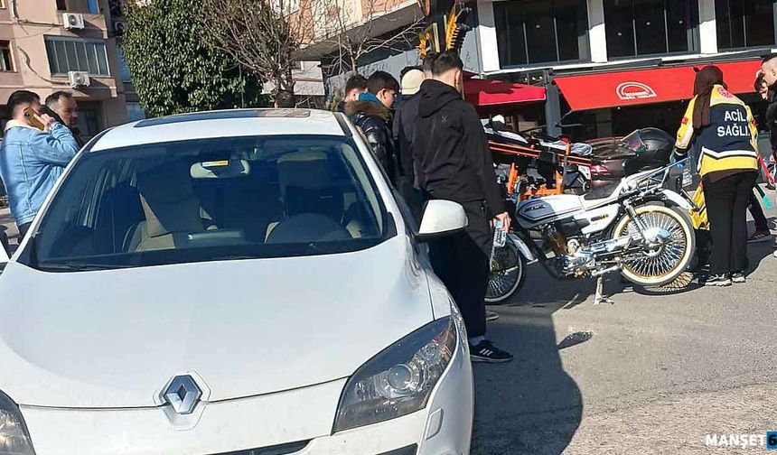 Bir anlık dikkatsizlik kazaya sebep oldu…