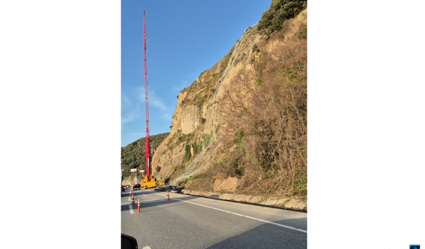 Ereğli  - Alaplı karayolunda ağ örme işlemine başlandı...