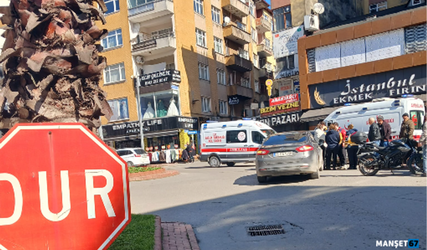 Kavşakta çarpıştılar... 1 yaralı...