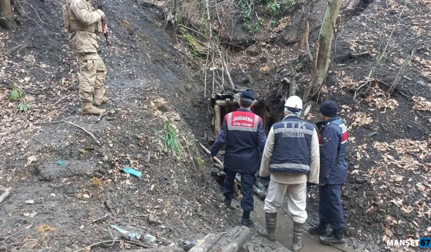 Zonguldak'ta 9 kaçak ocak patlatıldı...