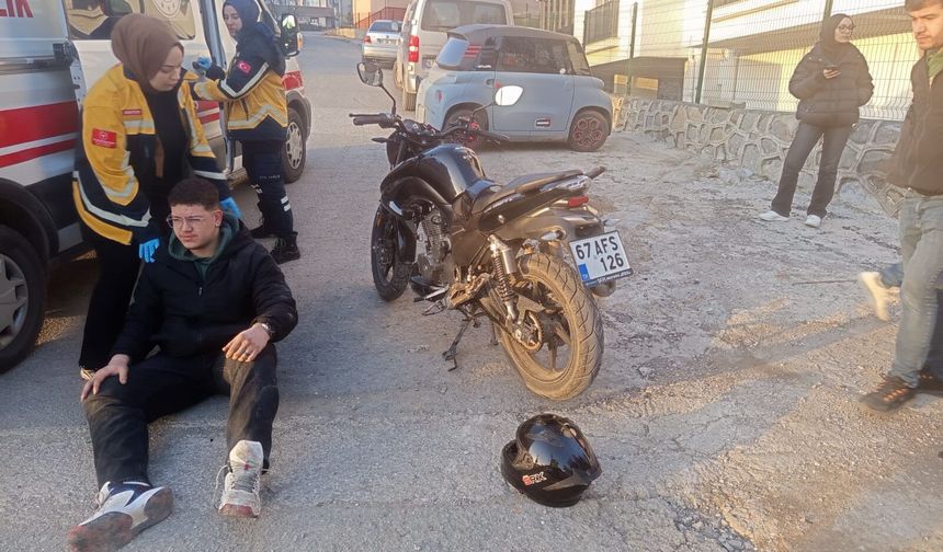 Görünmez kaza... Aynı istikamette çarpıştılar...