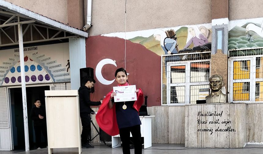İstiklal Marşı’nı güzel okuma yarışması düzenlendi...