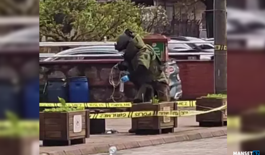 Elimde bomba var" diye bağıran şahıs korku dolu anlar yaşattı