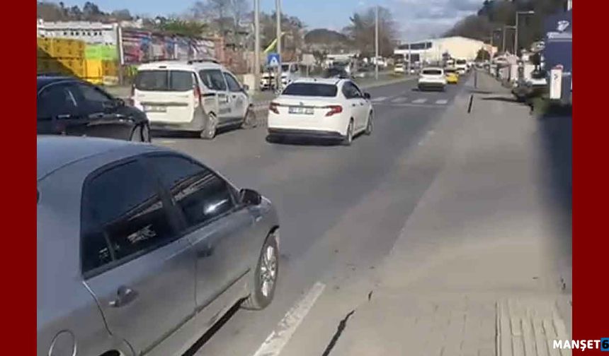 Üç araç birbirine girdi… Yaralı var…