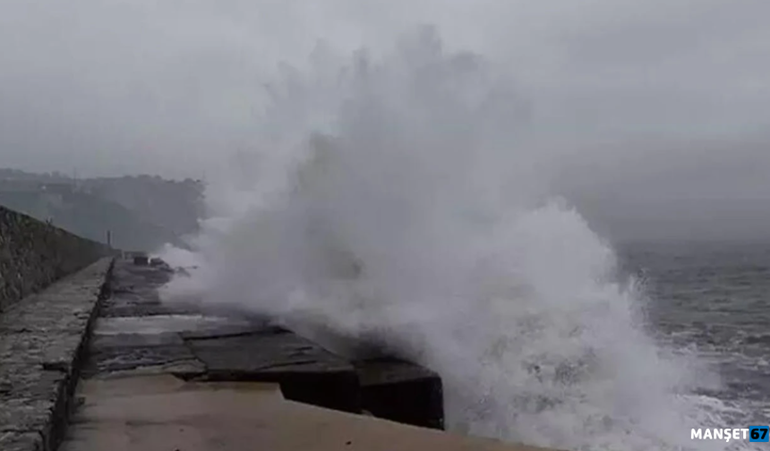 Zonguldak açıklarında fırtına bekleniyor...