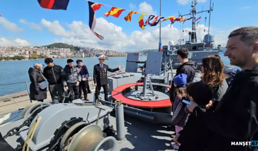 TCG Erdemli Mayın Avlama gemisi, 23 Nisan’da ziyarete açıldı
