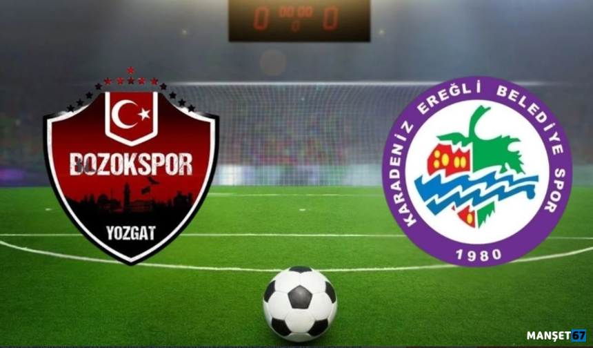 Yozgat Bozokspor ile Kdz. Ereğli Belediyespor maçı...