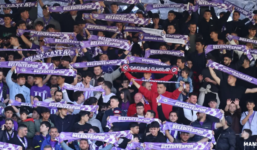 Taraftarlara ve bölge halkına teşekkür...