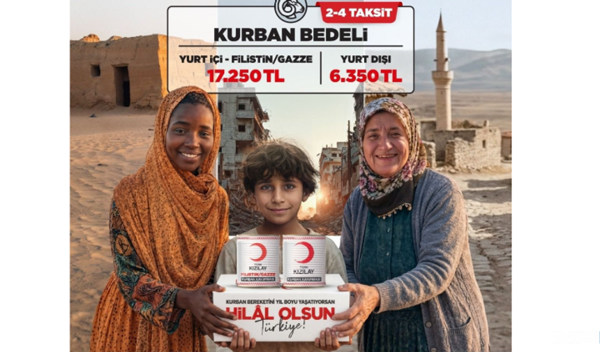 Türk Kızılay’dan Kurban Bayramı’nda İyilik Köprüsü...