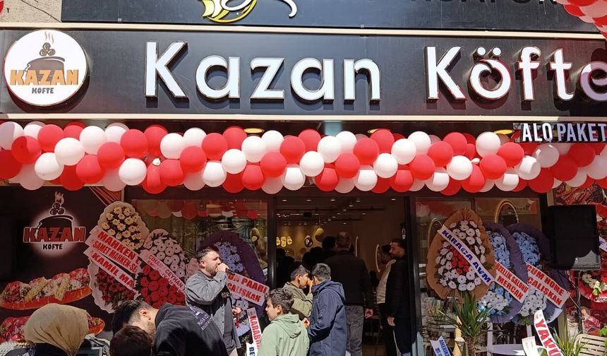 "Kazan Köfte" hizmete açıldı...