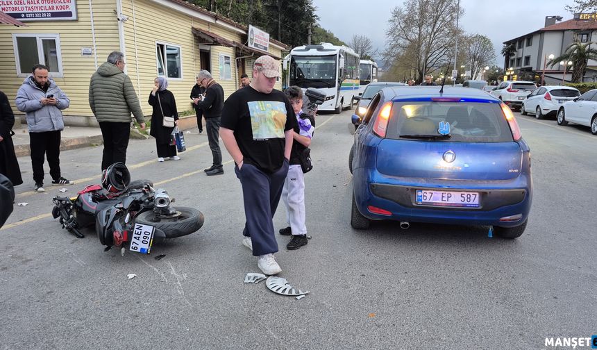 'U dönüşü' kazaya sebep oldu... 2 yaralı...