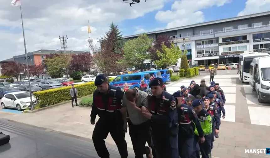 Düzce merkezli 14 ilde operasyon…