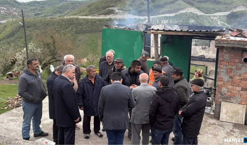 Saffet Bozkurt, yaşlı çifti ziyaret etti…