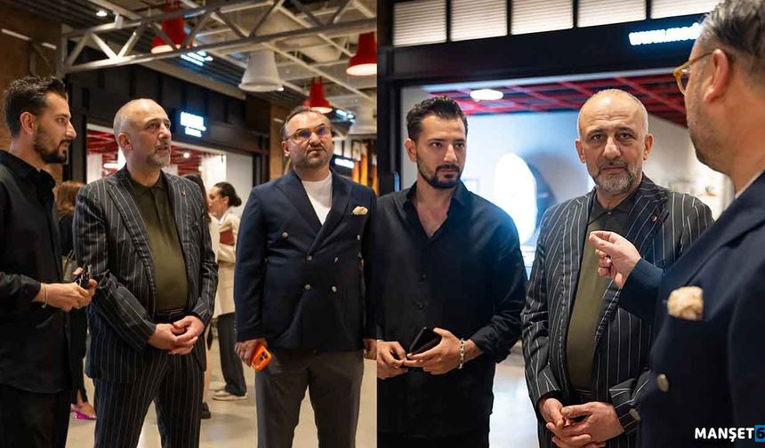 Sanat ve iş dünyası sergide bir araya geldi…