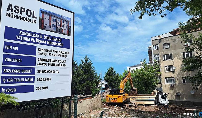 Firma teslim aldı… Çalışmalara başlandı…