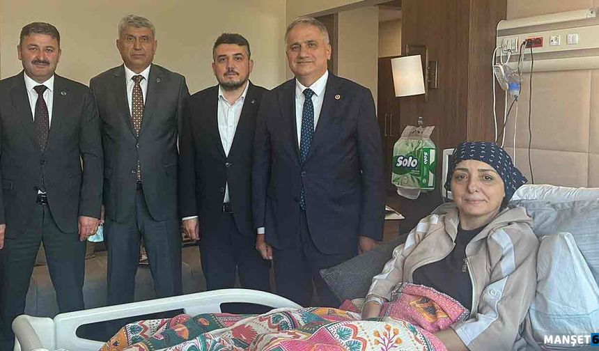 AK Parti heyetinden Oruç’a ziyaret…