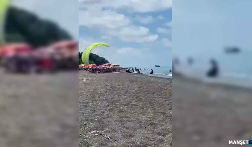Havalanamadı… İnsanların içine daldı…