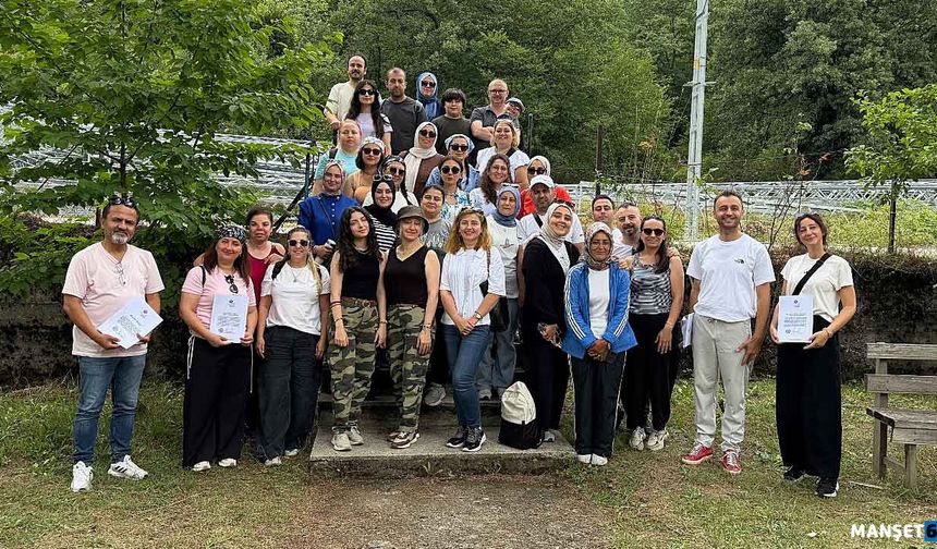 Kayalıdere Volkanik Şelaleleri’ni Gezdiler…