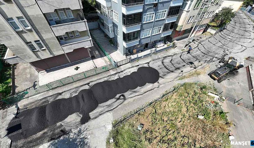Ereğli’de asfalt seferberliği sürüyor…