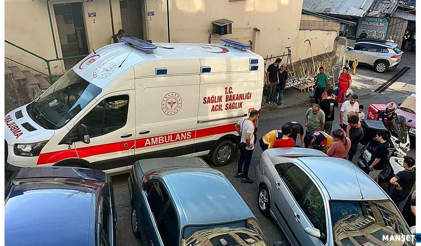 Motosikleti devirdi… Soluğu hastanede aldı...